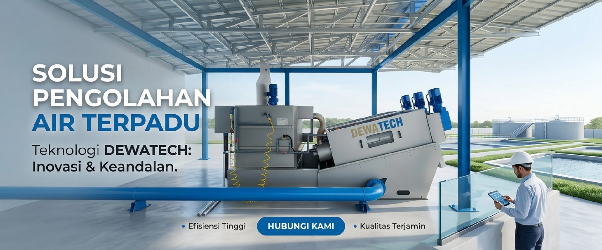 Kontraktor vendor IPAL STP WTP RO Clarifier MBR Biofilter Bioclear septic tank PT Akatech Biotama